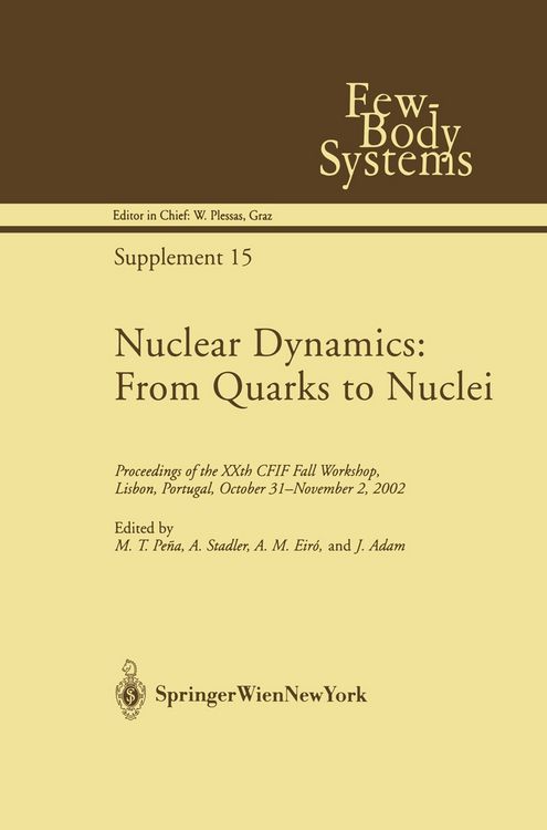 Produktbild: Nuclear Dynamics: From Quarks to Nuclei