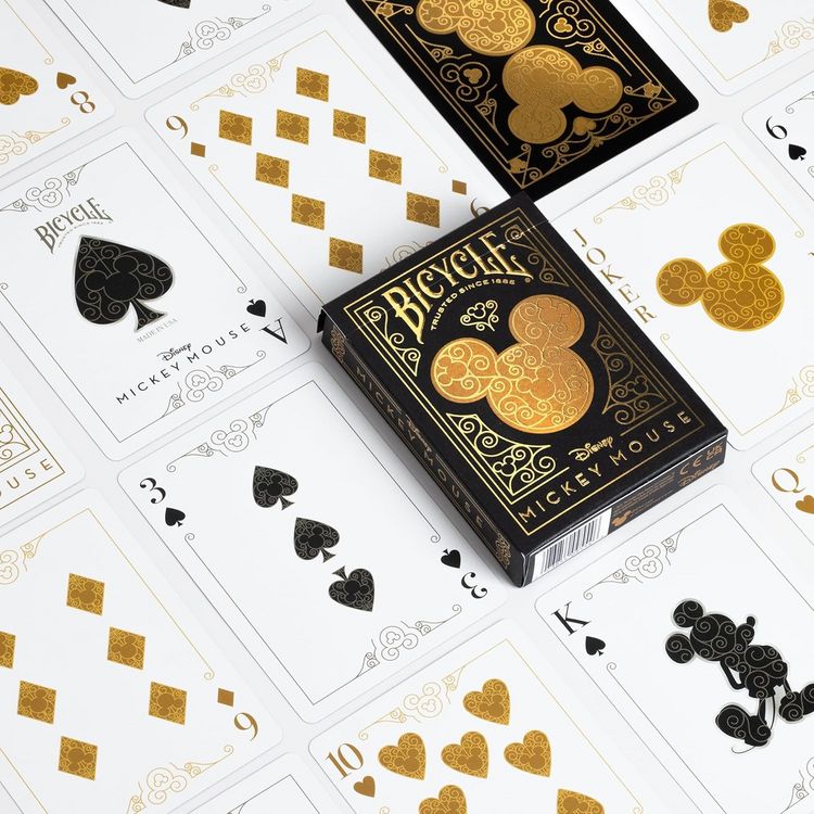 Produktbild: Bicycle Disney - Black & Gold Mickey