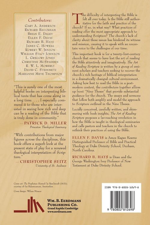 Produktbild: The Art of Reading Scripture