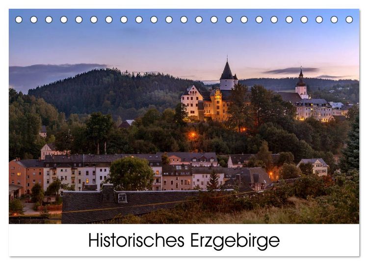 Produktbild: Historisches Erzgebirge (Tischkalender 2026 DIN A5 quer), CALVENDO Monatskalender