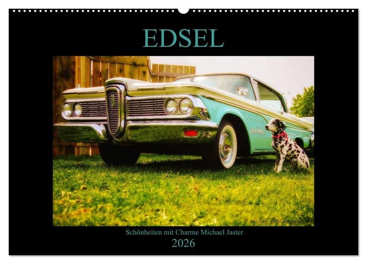 Produktbild: Edsel Sch&ouml;nheiten mit Charme (Wandkalender 2026 DIN A2 quer), CALVENDO Monatskalender