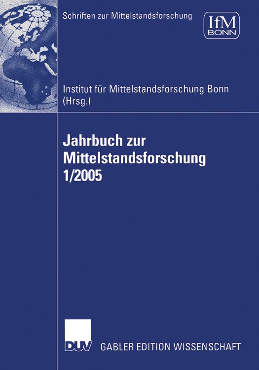 Produktbild: Jahrbuch zur Mittelstandsforschung 1/2005