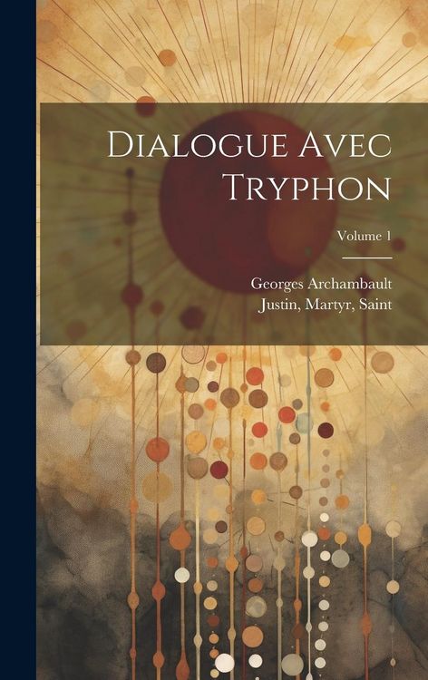 Produktbild: Dialogue avec Tryphon; Volume 1