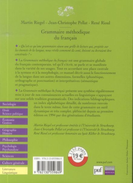 Produktbild: Grammaire m&eacute;thodique du fran&ccedil;ais