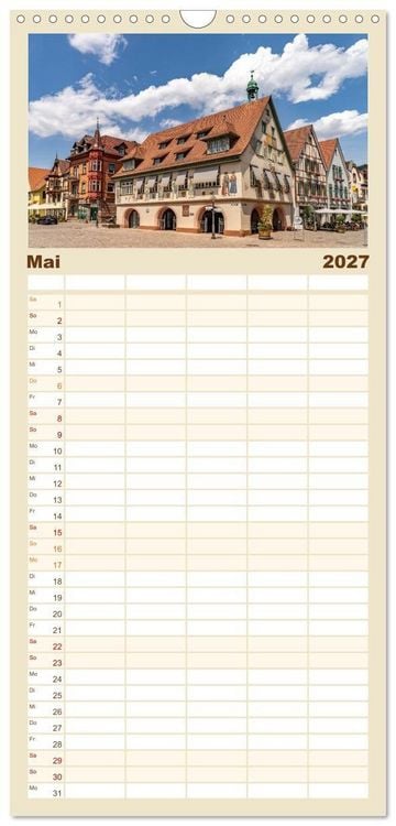 Produktbild: Familienplaner 2027 - Schwarzwald - Ferienregion Kinzigtal mit 5 Spalten (Wandkalender, 21 x 45 cm) CALVENDO