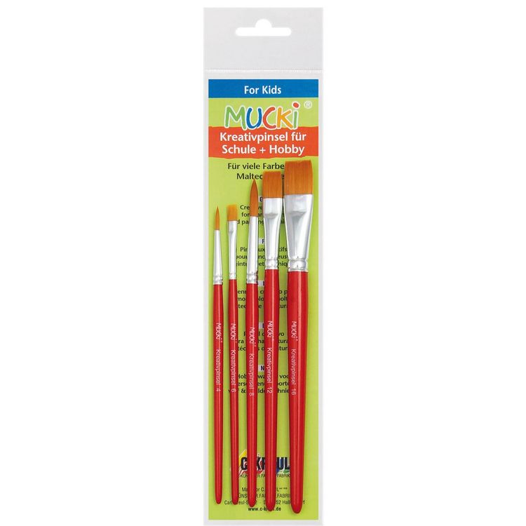 Produktbild: MUCKI Kinderpinsel 5er Set