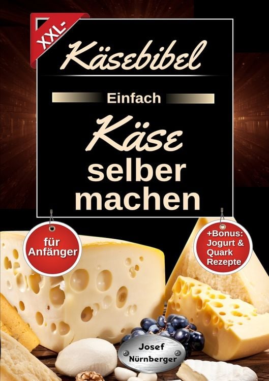 Produktbild: K&auml;sebibel XXL - Einfach K&auml;se selber machen f&uuml;r Anf&auml;nger