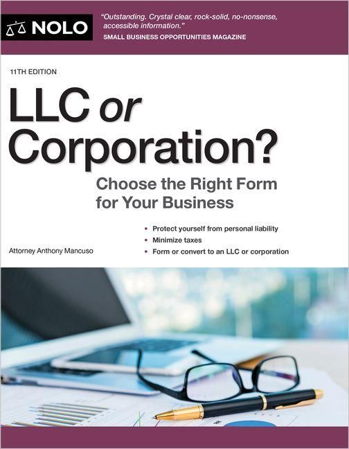 Produktbild: LLC or Corporation?