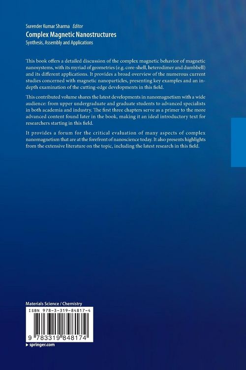 Produktbild: Complex Magnetic Nanostructures