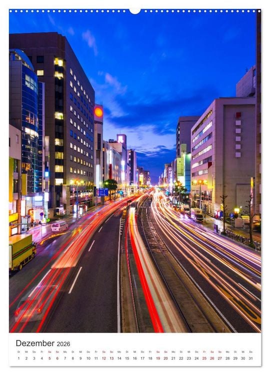 Produktbild: Japan - Die spannende Insel im Pazifik. (Wandkalender 2026 DIN A2 hoch), CALVENDO Monatskalender