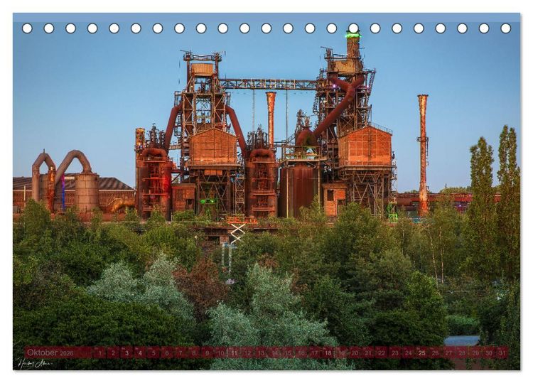 Produktbild: Ruhrpott Akzente (Tischkalender 2026 DIN A5 quer), CALVENDO Monatskalender