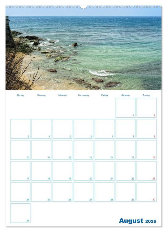 Produktbild: il Salento - maritim (Wandkalender 2026 DIN A2 hoch), CALVENDO Monatskalender