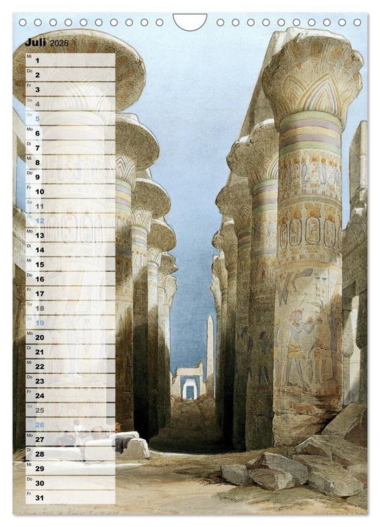 Produktbild: &Auml;gyptens Tempel (Wandkalender 2026 DIN A4 hoch), CALVENDO Monatskalender