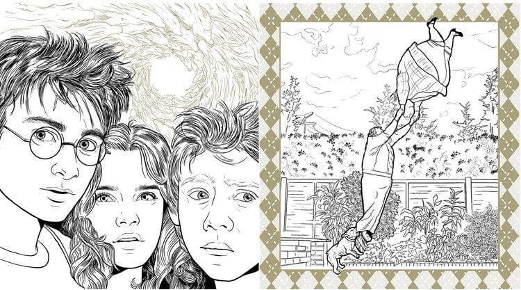 Produktbild: Harry Potter - Zauberhafte Ausmalwelt
