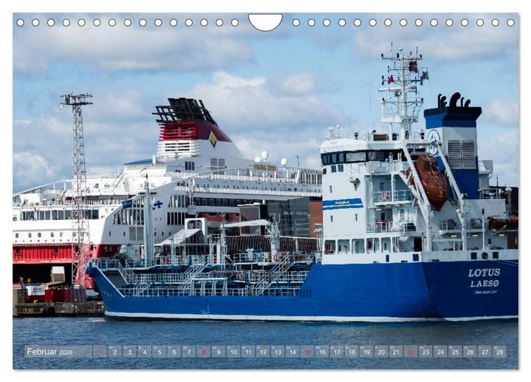 Produktbild: Container - Tanker - Kreuzfahrt - Schiffe (Wandkalender 2026 DIN A4 quer), CALVENDO Monatskalender