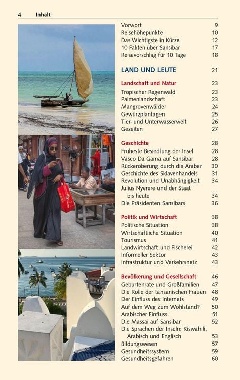 Produktbild: TRESCHER Reisef&uuml;hrer Sansibar