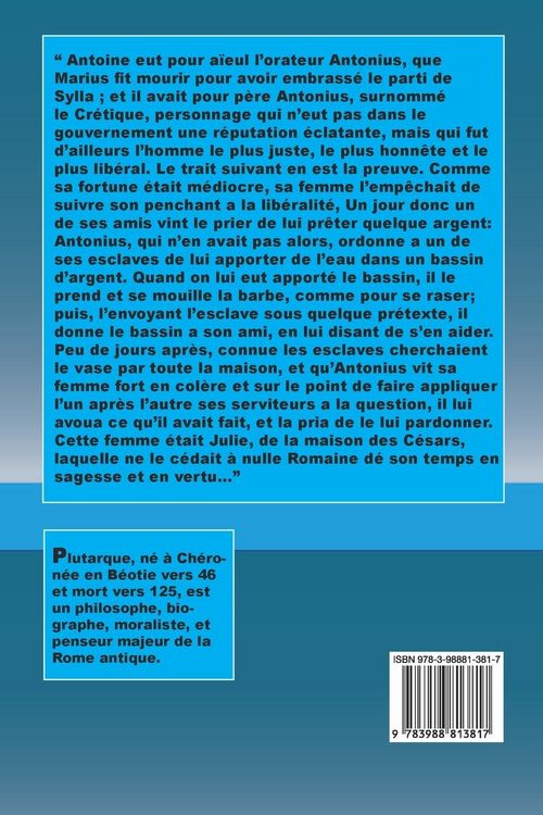 Produktbild: Vie d'Antoine