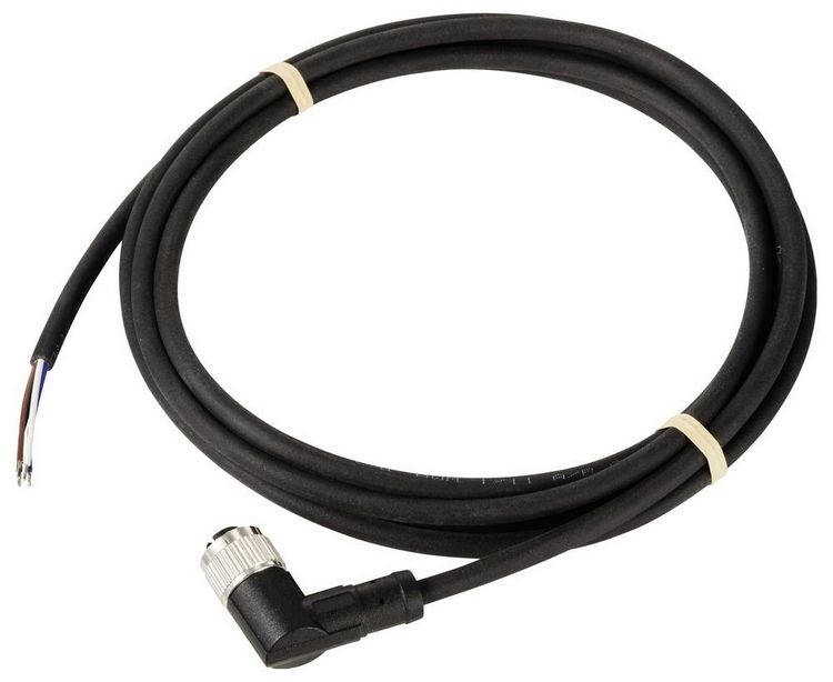 Produktbild: TRU COMPONENTS TC-12833128 Sensor-/Aktor-Anschlussleitung M12 Kupplung, gewinkelt 10 m Polzahl Sensoren: 4 1 St.