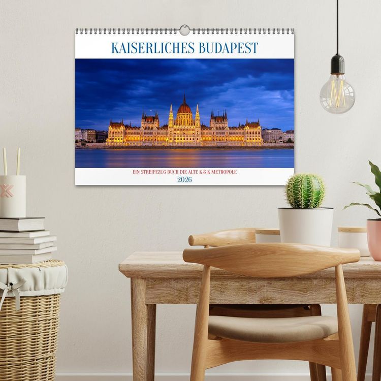 Produktbild: KAISERLICHES BUDAPEST (Wandkalender 2026 DIN A3 quer), CALVENDO Monatskalender