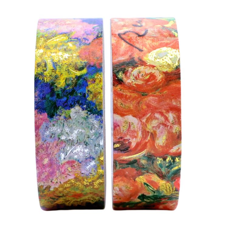 Produktbild: Washi Tape, Monets Chrysanthemen/Renoir, Brief an Morisot (1892)