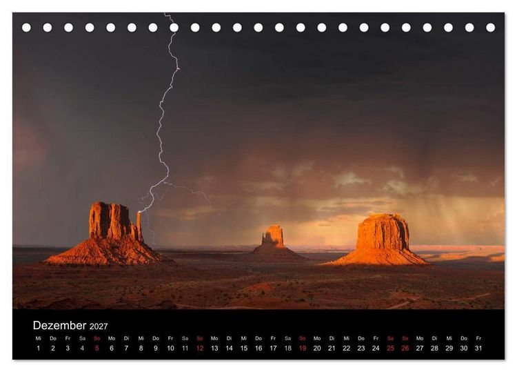Produktbild: USA - Der Wilde Westen (Tischkalender 2027 DIN A5 quer), CALVENDO Monatskalender
