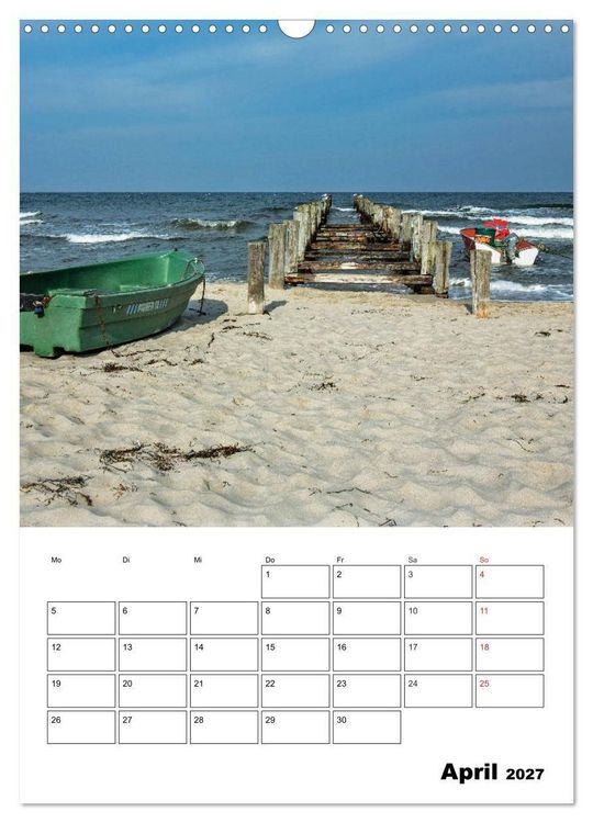 Produktbild: Ostsee. Urlaubsfeeling pur (Wandkalender 2027 DIN A3 hoch), CALVENDO Monatskalender