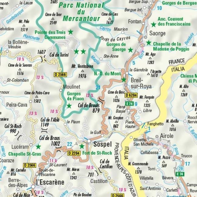 Produktbild: FolyMaps Motorradkarten Frankreich S&uuml;d