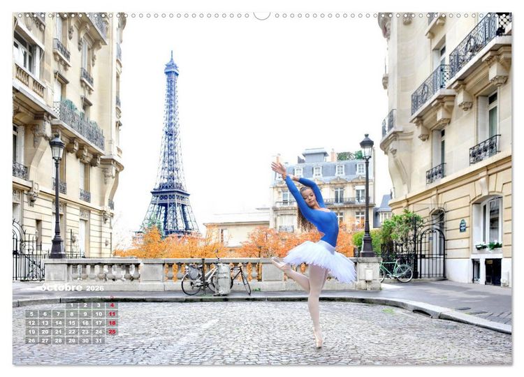 Produktbild: Des danseurs dans la ville 5 L'Oeil et le Mouvement (Calendrier mural 2026 DIN A2 vertical) calendrier de bureau