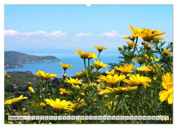Produktbild: Insel Elba Impressionen (hochwertiger Premium Wandkalender 2026 DIN A2 quer), Kunstdruck in Hochglanz