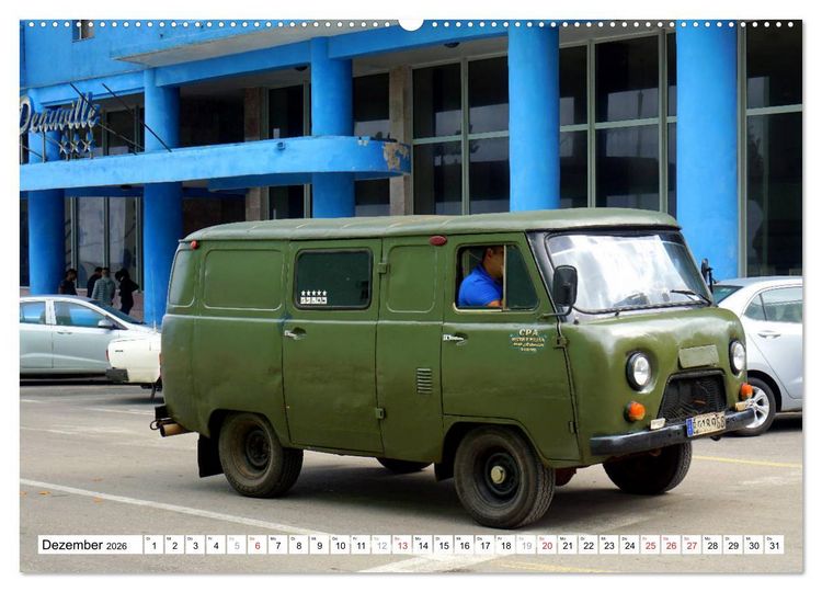 Produktbild: Auto-Legende UAZ-452 - Russlands Brotlaib auf R&auml;dern (hochwertiger Premium Wandkalender 2026 DIN A2 quer), Kunstdruck in Hochglanz