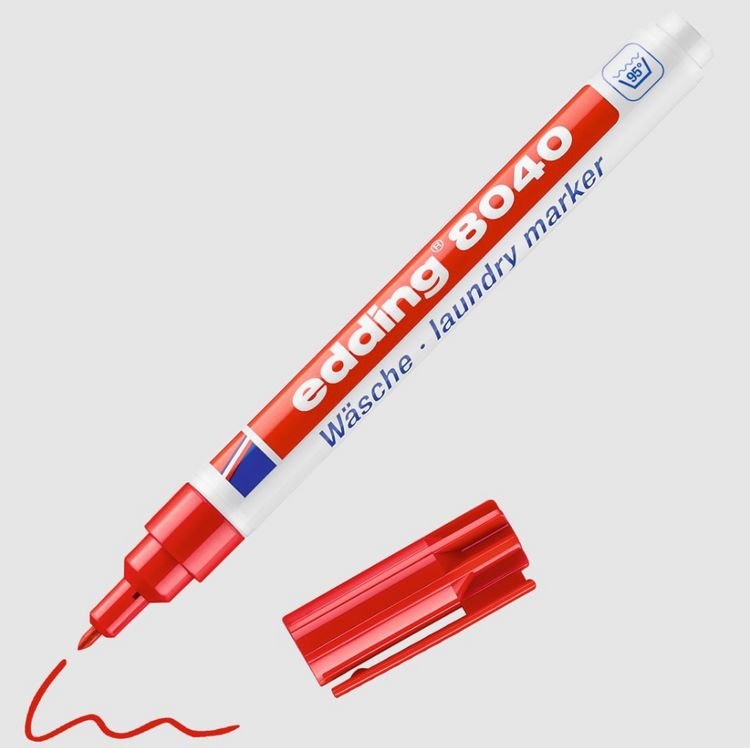Produktbild: Edding W&auml;schemarker 8040 rot