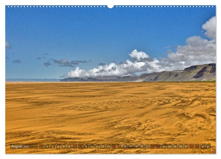 Produktbild: Island - Landschaften, Natur und Licht (Wandkalender 2027 DIN A2 quer), CALVENDO Monatskalender