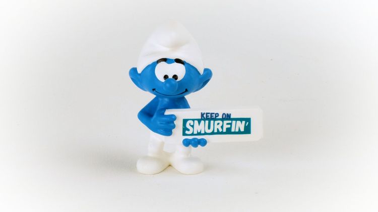 Schleich - Schlumpf Smurfin Schild