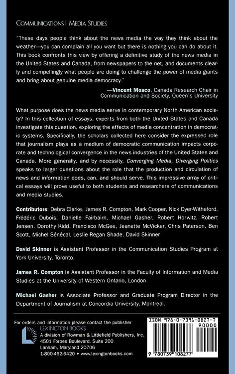 Produktbild: Converging Media, Diverging Politics