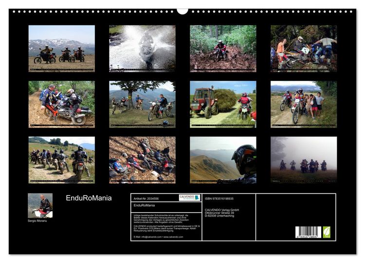 Produktbild: EnduRoMania (Wandkalender 2026 DIN A2 quer), CALVENDO Monatskalender