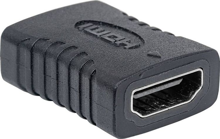 Produktbild: Manhattan 353465 HDMI Adapter [1x HDMI-Buchse - 1x HDMI-Buchse] Schwarz vergoldete Steckkontakte