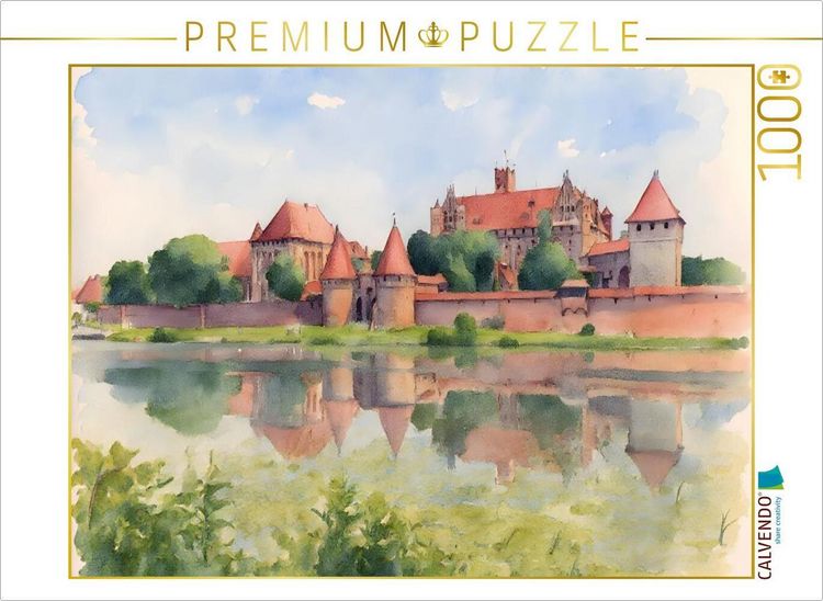Produktbild: CALVENDO Puzzle Deutschordensschloss Marienburg in Polen | 1000 Teile Lege-Gr&ouml;&szlig;e 64x48cm Foto-Puzzle f&uuml;r gl&uuml;ckliche Stunden