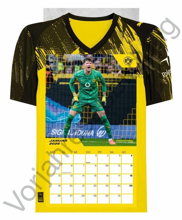 Produktbild: BVB Trikotkalender 2027