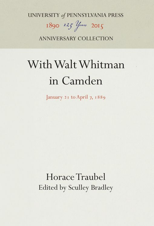 Produktbild: With Walt Whitman in Camden
