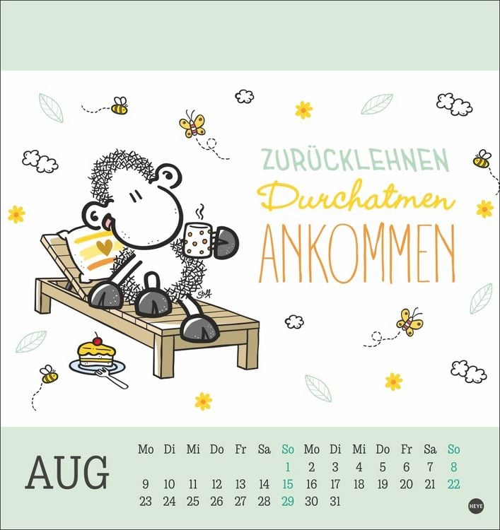Produktbild: sheepworld Postkartenkalender 2027