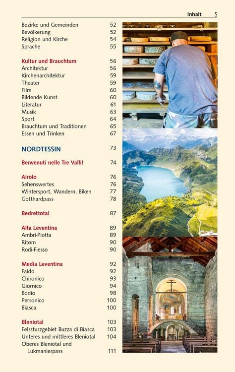 Produktbild: TRESCHER Reisef&uuml;hrer Tessin