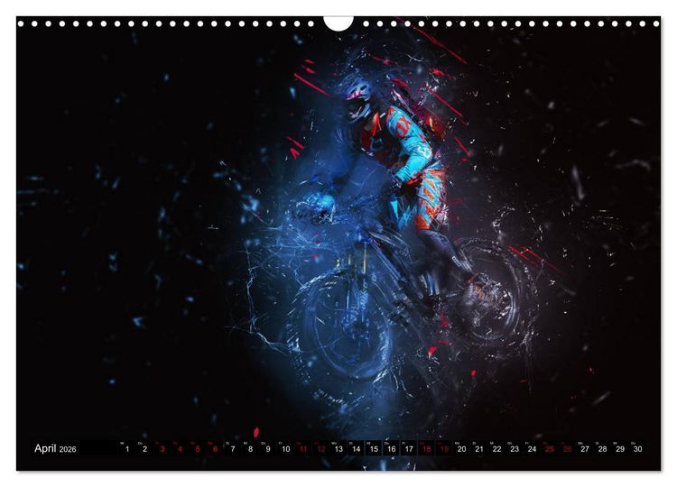 Produktbild: Downhill Explosion (Wandkalender 2026 DIN A3 quer), CALVENDO Monatskalender