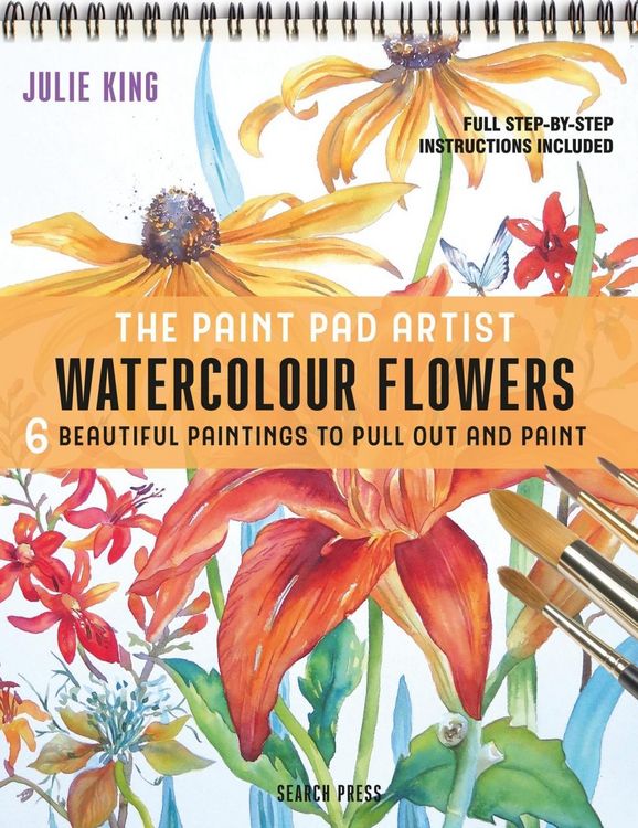 Produktbild: King, J: The Paint Pad Artist: Watercolour Flowers