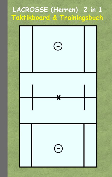 Produktbild: Lacrosse (Herren) 2 in 1 Taktikboard und Trainingsbuch