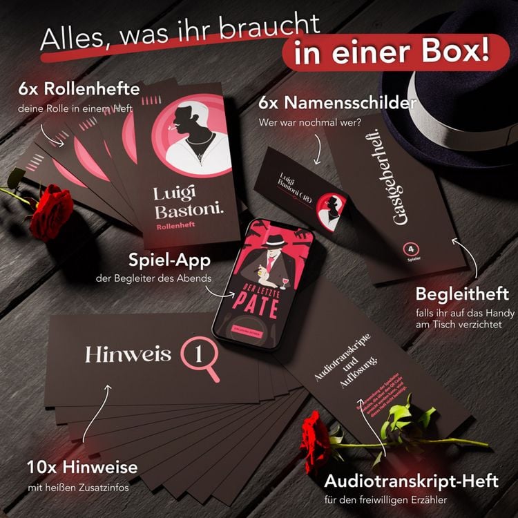 Produktbild: CRIMECASES Krimidinner: Der letzte Pate
