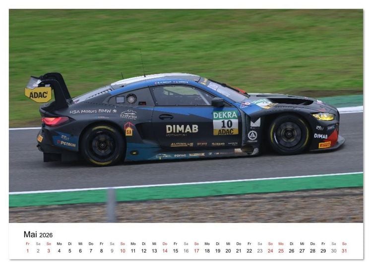 Produktbild: Bayerische Motoren Werke im Motorsport (Wandkalender 2026 DIN A3 quer), CALVENDO Monatskalender