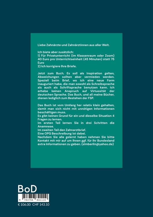 Produktbild: Komplette Vorbereitung auf die FSP der Zahn&auml;rztekammern