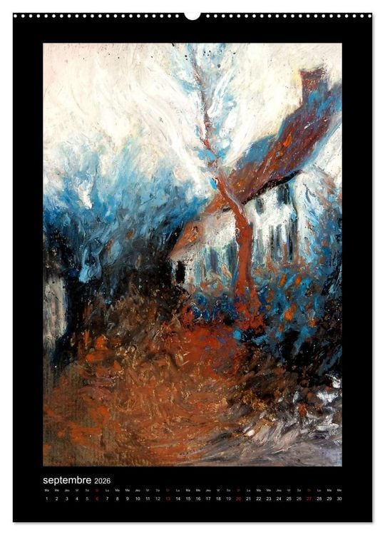 Produktbild: Les Paysages de Topaze (Calendrier mural 2026 DIN A2 horizontal) calendrier de bureau