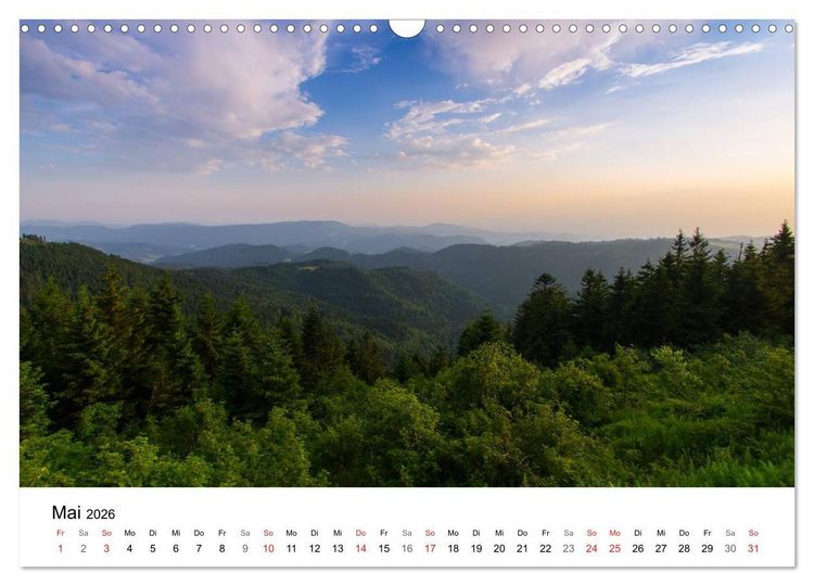 Produktbild: Naturerlebnis Nordschwarzwald (Wandkalender 2026 DIN A3 quer), CALVENDO Monatskalender