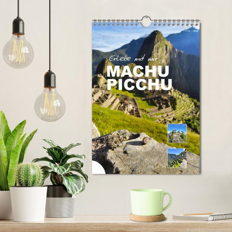 Produktbild: Erlebe mit mir Machu Picchu (Wandkalender 2026 DIN A4 hoch), CALVENDO Monatskalender